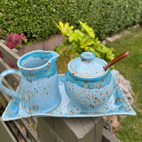 Milk Jug and Sugar Pot set with Tray